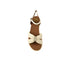 Sandale elegante, dama, FORMAZIONE, 49023 crem, piele naturala, toc